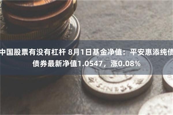 中国股票有没有杠杆 8月1日基金净值：平安惠添纯债债券最新净值1.0547，涨0.08%