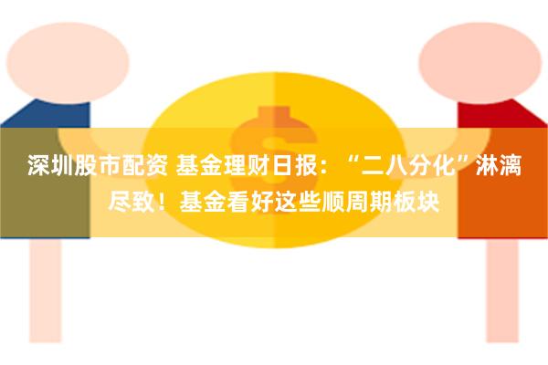 深圳股市配资 基金理财日报：“二八分化”淋漓尽致！基金看好这些顺周期板块