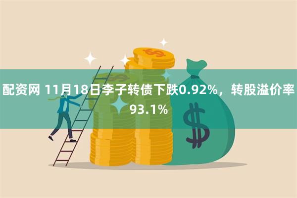 配资网 11月18日李子转债下跌0.92%，转股溢价率93.