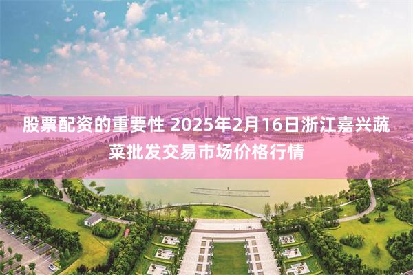 股票配资的重要性 2025年2月16日浙江嘉兴蔬菜批发交易市场价格行情