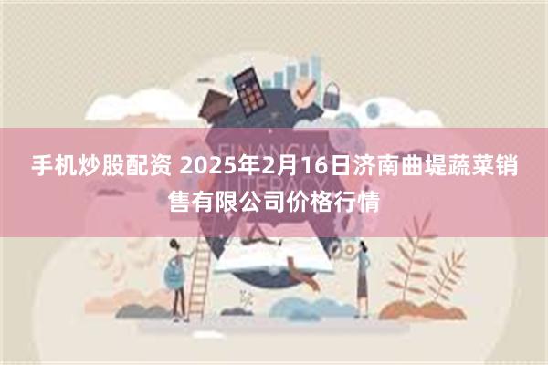 手机炒股配资 2025年2月16日济南曲堤蔬菜销售有限公司价格行情